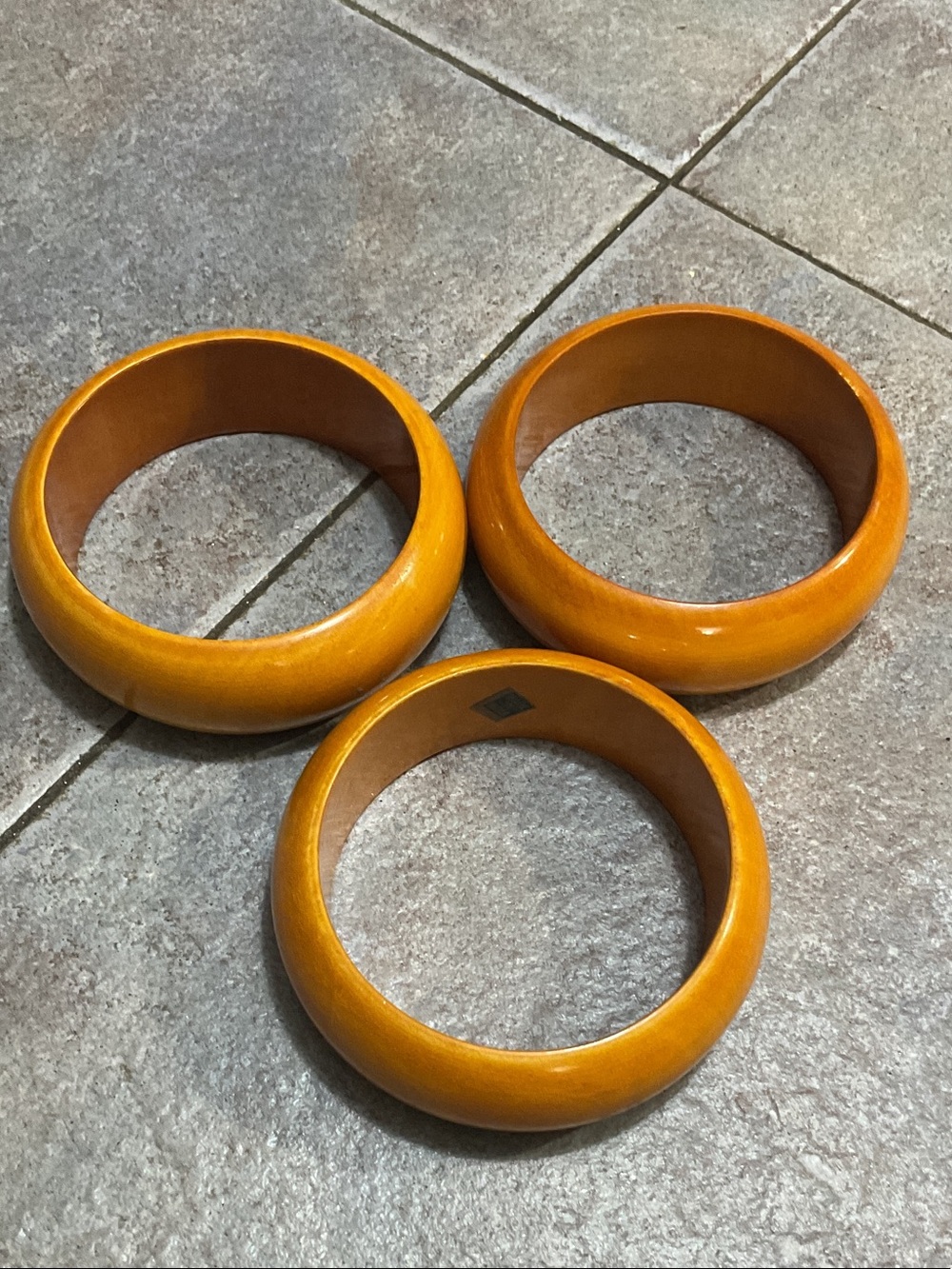 Classic Amber Wooden Bangle Bracelet - Women Jewelry made in India